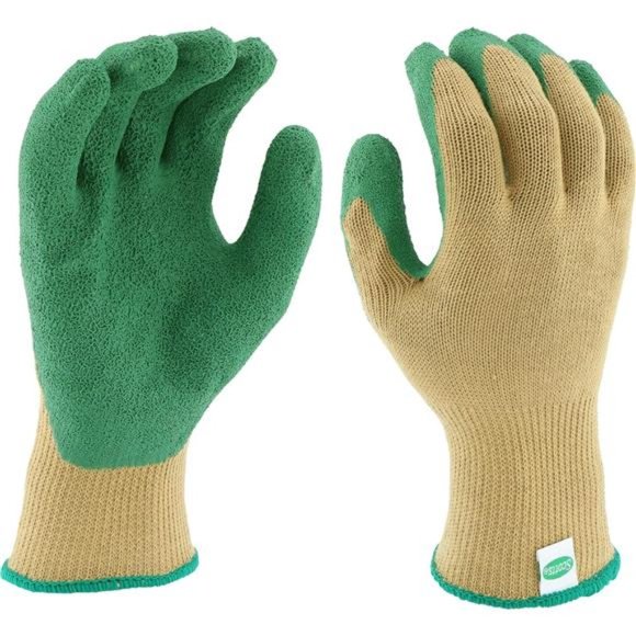 Latex Coated Work Gloves - Water Resistant, Excellent Grip, Abrasion Resistant, - Picture 1 of 6